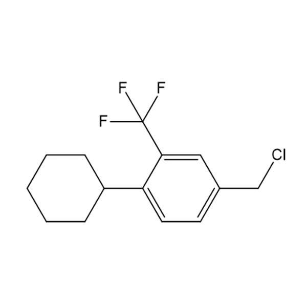 4-Chloromethyl-1-cyclohexyl-2-trifluoromethyl Benzene