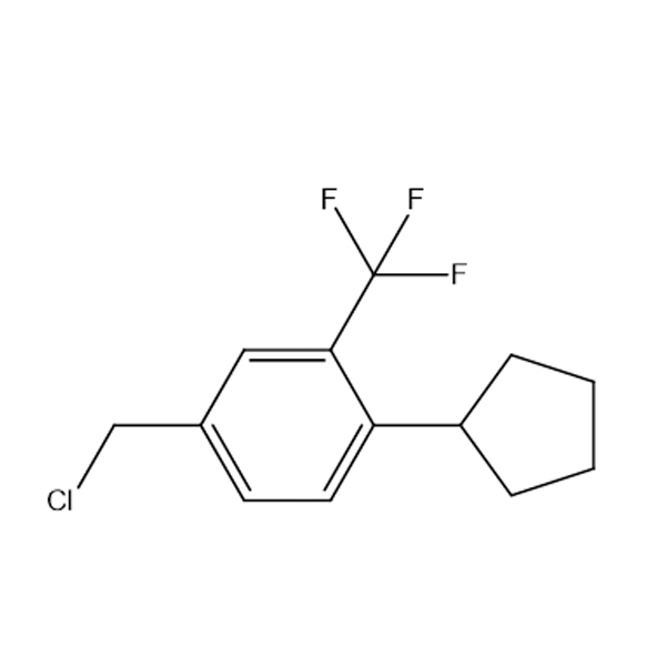 4-Chloromethyl-1-cyclopentyl-2-trifluoromethyl Benzene